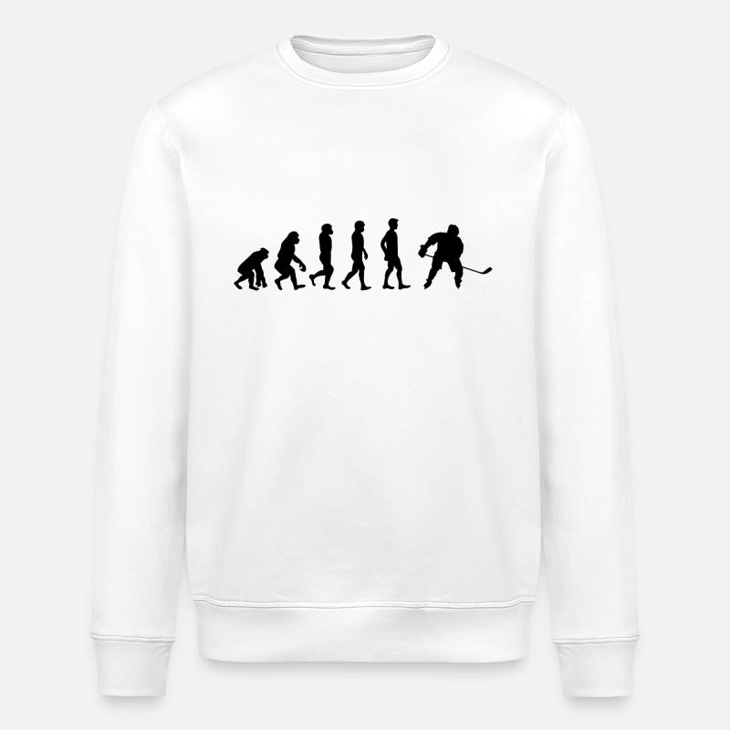 Evolution Hockey - Sweat bio ROLLER Stanley/Stella Unisexe - blanc