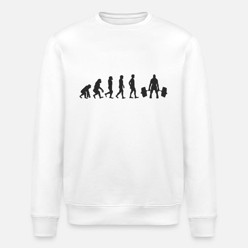 Evolution Weight Lifting - Sweat bio ROLLER Stanley/Stella Unisexe - blanc