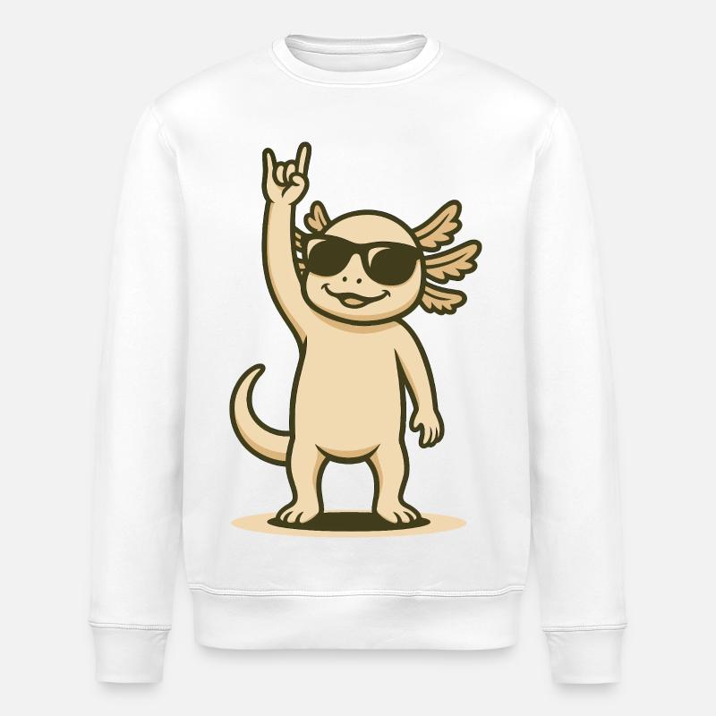 Rock’n’Lotl - Stanley/Stella Unisex Bio-Sweatshirt ROLLER - Weiß