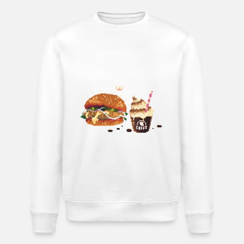 MIAM MIAM - Stanley/Stella ROLLER Unisex Organic Sweatshirt - white