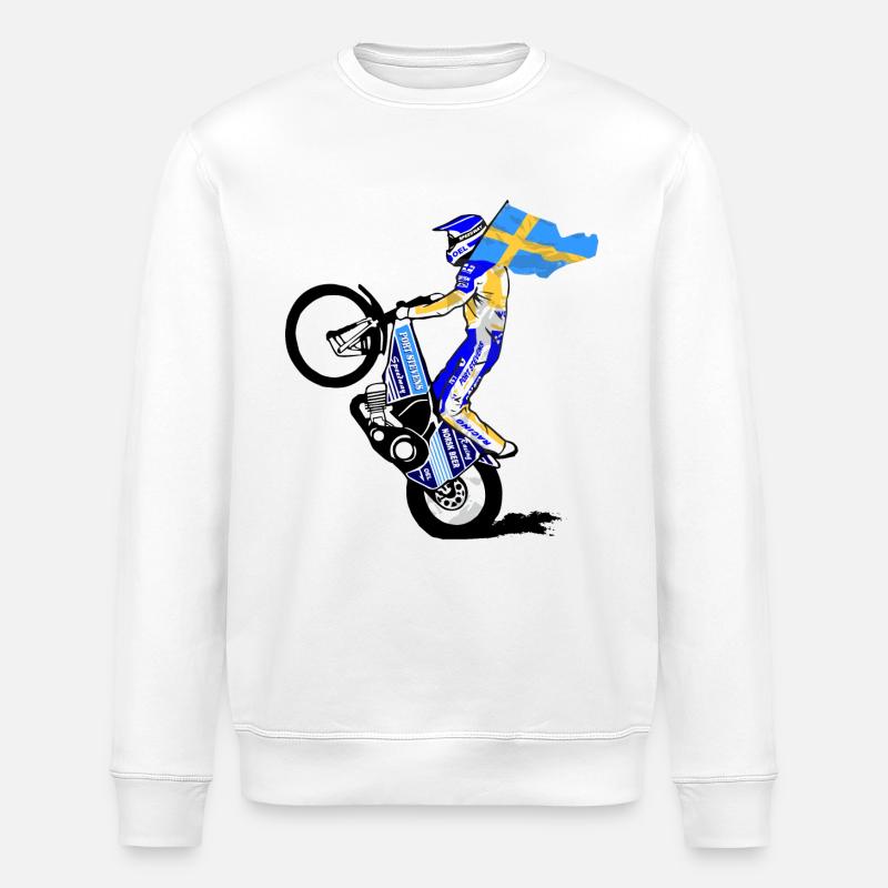 Speedway Driver - Sweden - Sweat bio ROLLER Stanley/Stella Unisexe - blanc