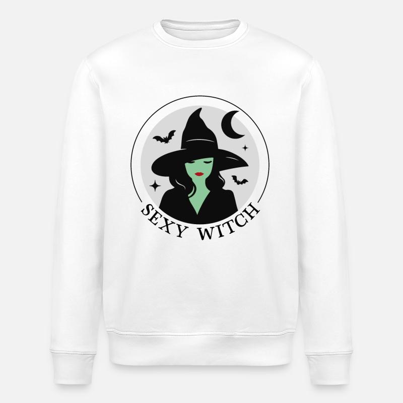 Sexy Hexe - Stanley/Stella Unisex Bio-Sweatshirt ROLLER - Weiß