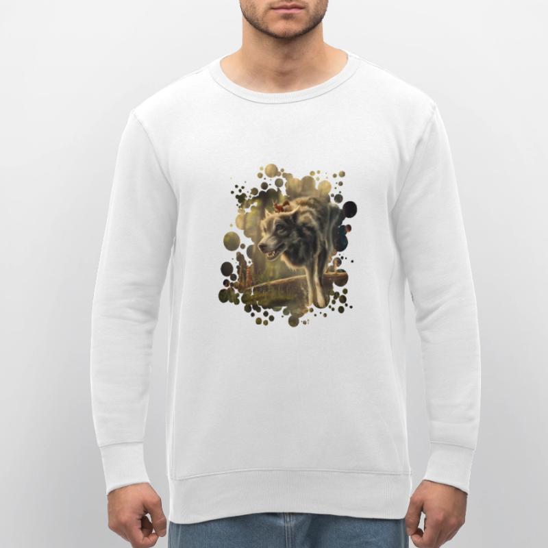 Freunde Wolf Eichhörnchen Stanley/Stella Unisex Bio-Sweatshirt ROLLER