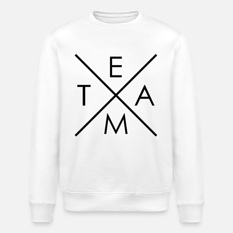 Hipsterkreuz TEAM - Stanley/Stella Unisex Bio-Sweatshirt ROLLER - Weiß