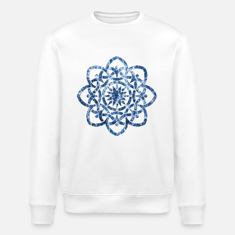 noeud celtique 19 e 206 - Sweat bio ROLLER Stanley/Stella Unisexe - blanc