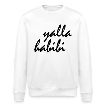 Yalla habibi - Stanley/Stella Unisex Bio-Sweatshirt ROLLER - Weiß - Vorne - Nik (191cm)