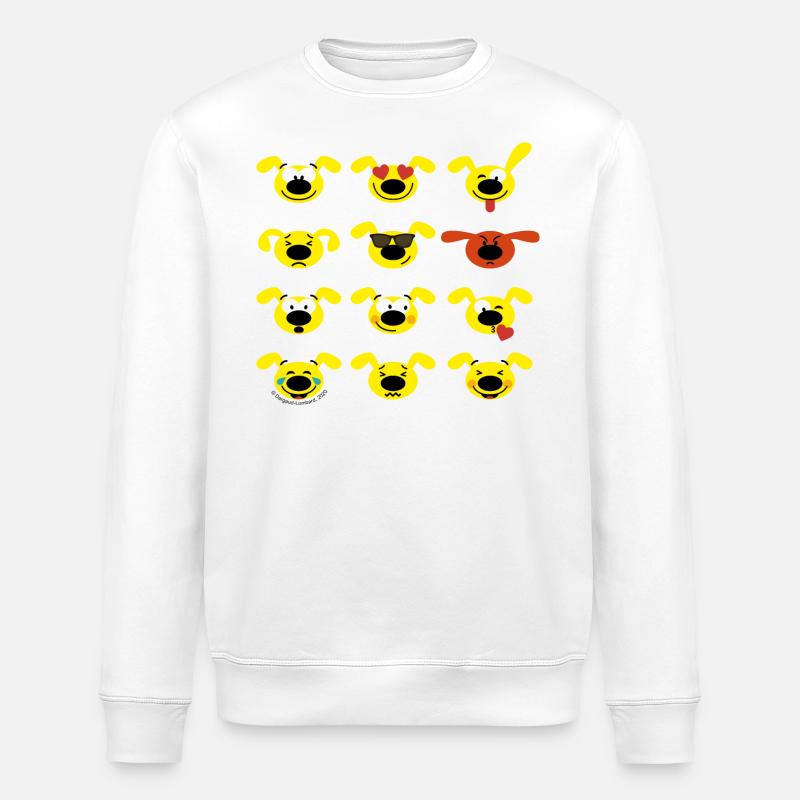 Marsupilami emocje - Ekologiczna bluza typu unisex Stanley/Stella ROLLER - biały