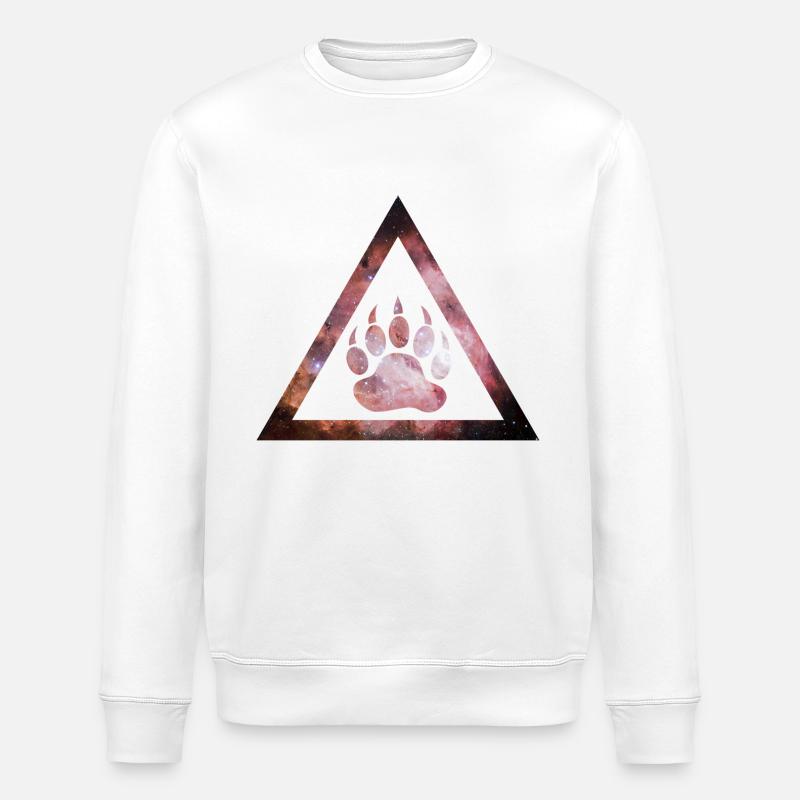 Galaxy Bear Triangle - Sweat bio ROLLER Stanley/Stella Unisexe - blanc