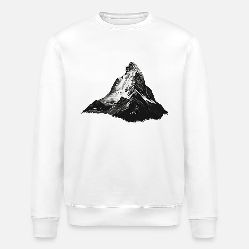 Mont Cervin - Sweat bio ROLLER Stanley/Stella Unisexe - blanc