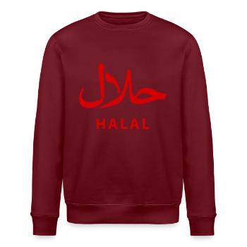 Halal - Stanley/Stella Unisex Bio-Sweatshirt ROLLER - Weiß - Vorne - Nik (191cm)