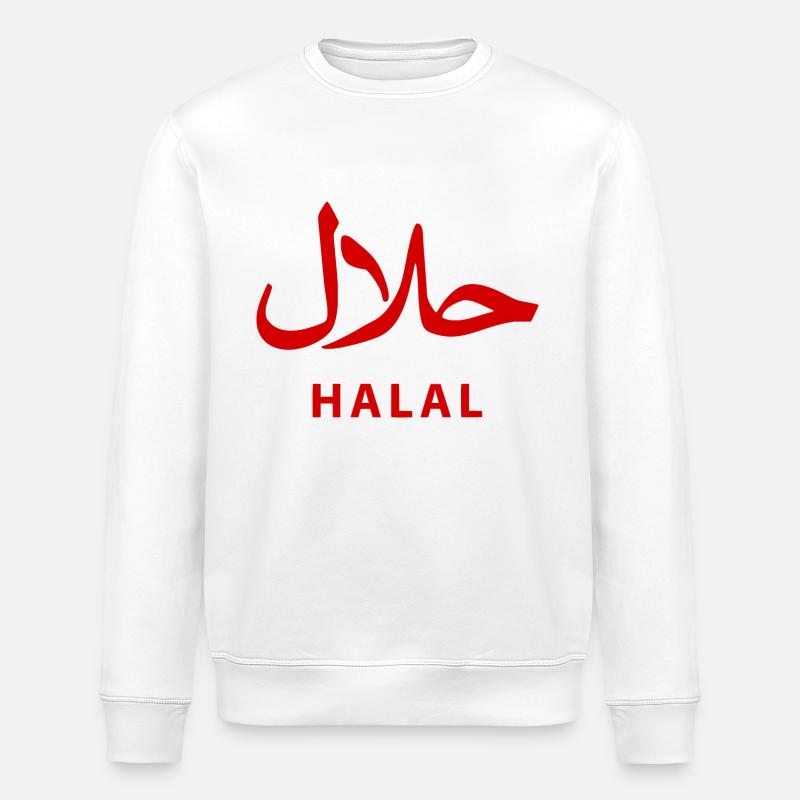 Halal - Sweat bio ROLLER Stanley/Stella Unisexe - blanc