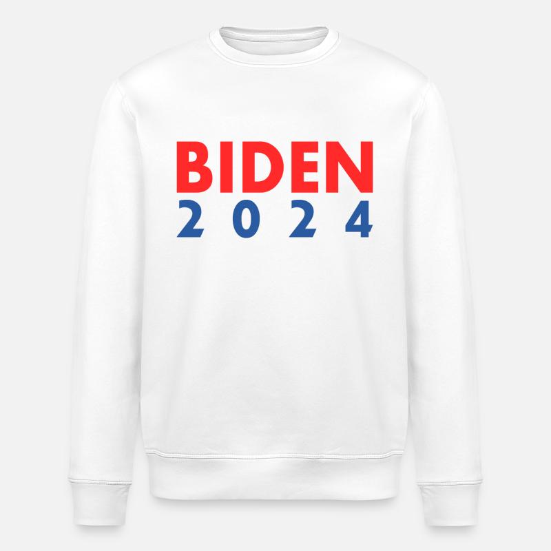 Joe biden 2024 - Stanley/Stella Unisex Bio-Sweatshirt ROLLER - Weiß