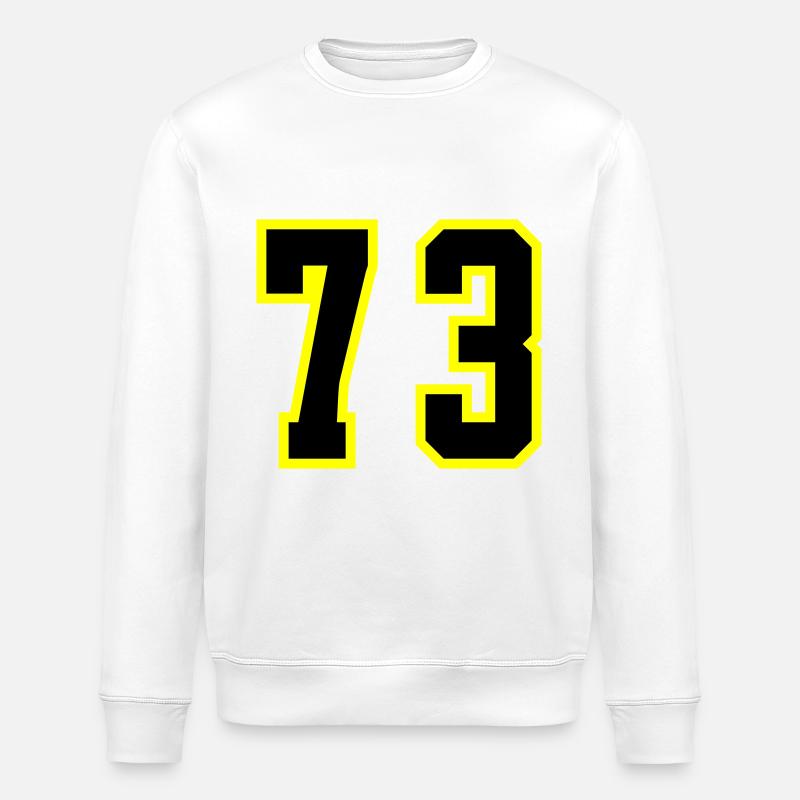 Maillot à 73 numéros - Sweat bio ROLLER Stanley/Stella Unisexe - blanc