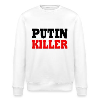 Putin killer - Sweat bio ROLLER Stanley/Stella Unisexe - blanc - Devant - Nik (191cm)