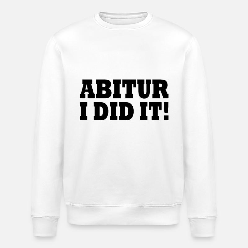 Abitur - Stanley/Stella Unisex Bio-Sweatshirt ROLLER - Weiß