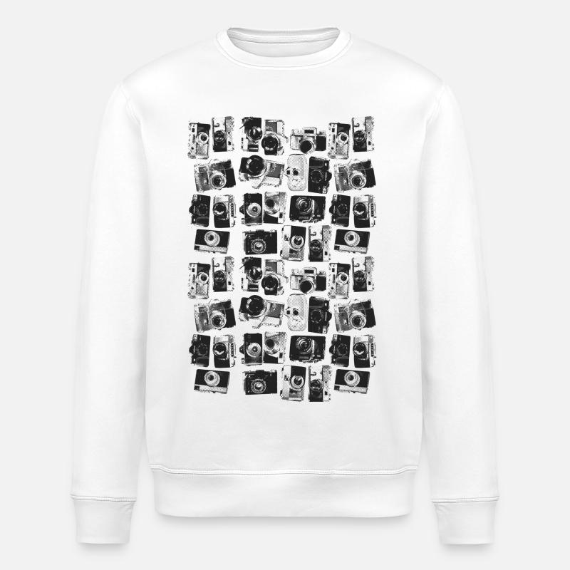 caméras classiques - Sweat bio ROLLER Stanley/Stella Unisexe - blanc