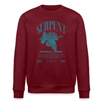 Grüner Baum Python Modern Reptile Keeper Streetwear - Stanley/Stella Unisex Bio-Sweatshirt ROLLER - Weiß - Vorne - Nik (191cm)