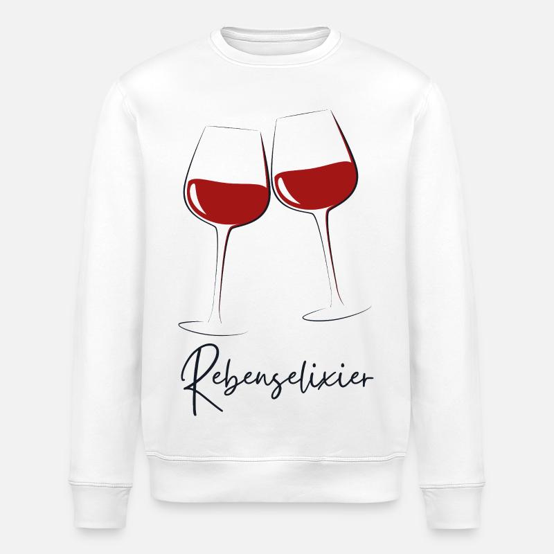 Rebenselixier - Stanley/Stella Unisex Bio-Sweatshirt ROLLER - Weiß