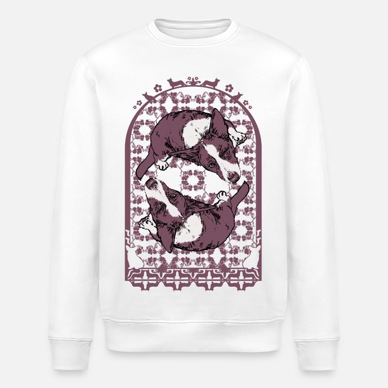 CORGI COMPOSITION - Sweat bio ROLLER Stanley/Stella Unisexe - blanc