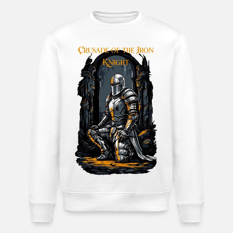 Chevalier de Fer - Sweat bio ROLLER Stanley/Stella Unisexe - blanc