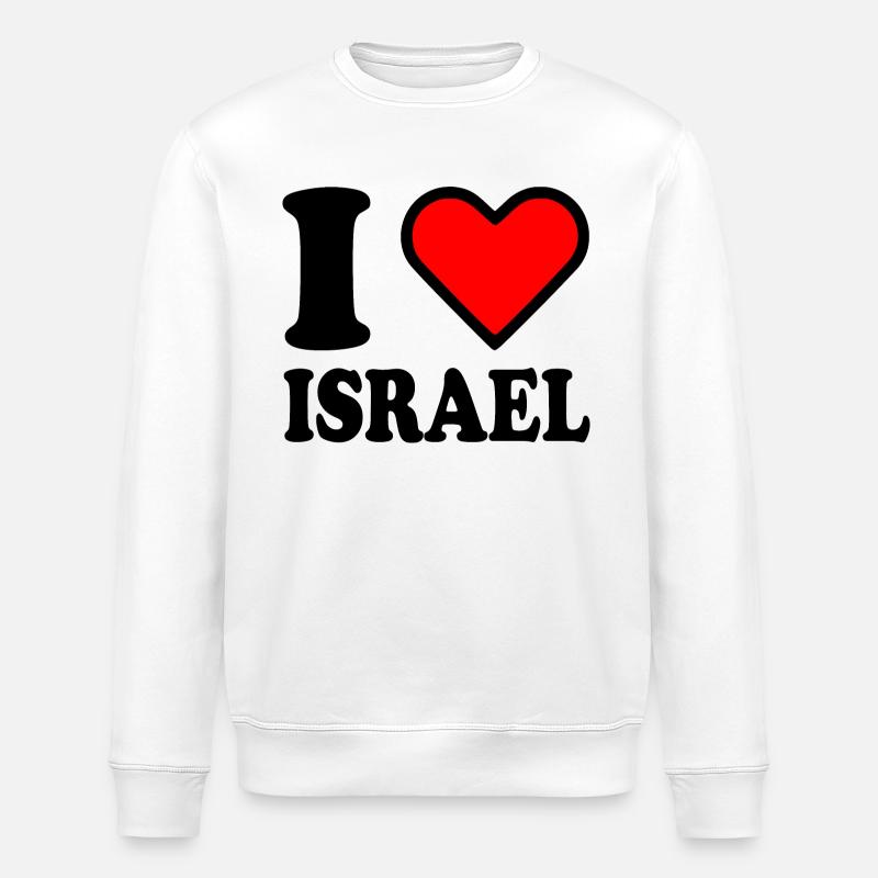 israel - Stanley/Stella Unisex Bio-Sweatshirt ROLLER - Weiß