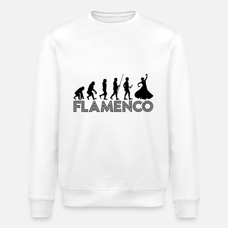 Flamenco Evolution 2 - Black - Sweat bio ROLLER Stanley/Stella Unisexe - blanc