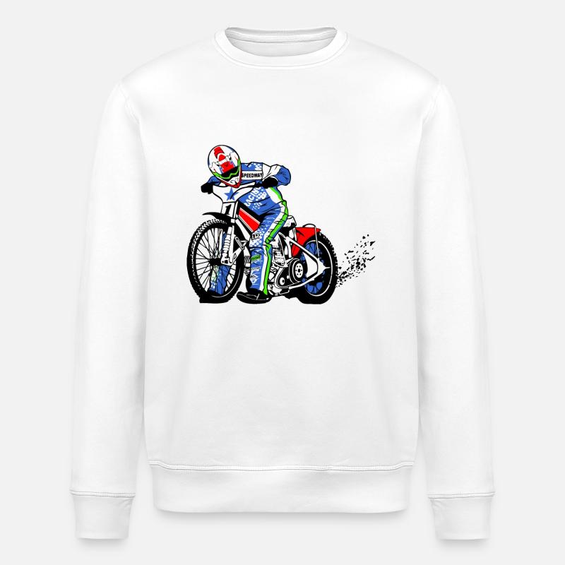 Speedway - Stanley/Stella Unisex Bio-Sweatshirt ROLLER - Weiß
