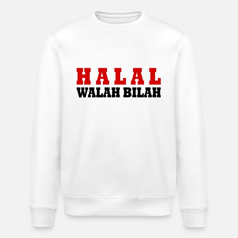 Halal - Stanley/Stella Unisex Bio-Sweatshirt ROLLER - Weiß