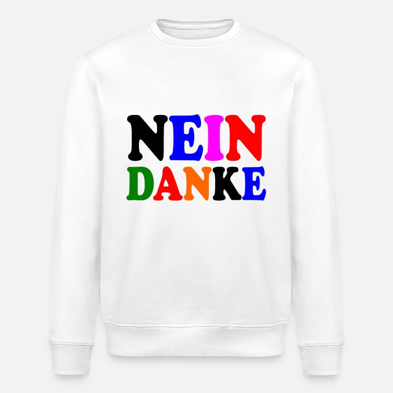 Nein danke - Stanley/Stella Unisex Bio-Sweatshirt ROLLER - Weiß