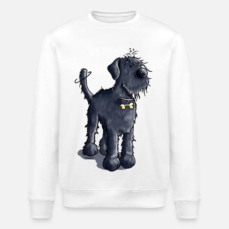 Schnauzer - Sweat bio ROLLER Stanley/Stella Unisexe - blanc