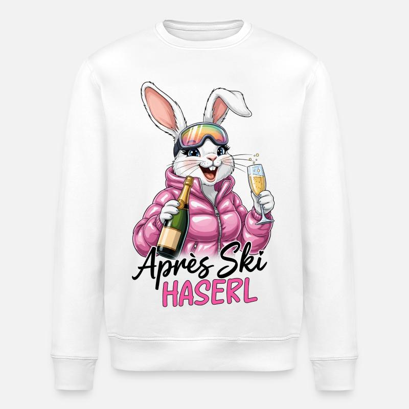 Apres Ski Haserl - Stanley/Stella Unisex Bio-Sweatshirt ROLLER - Weiß