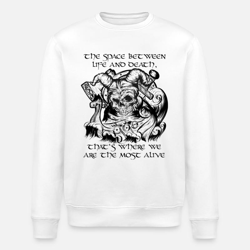 Old Viking - Sweat bio ROLLER Stanley/Stella Unisexe - blanc