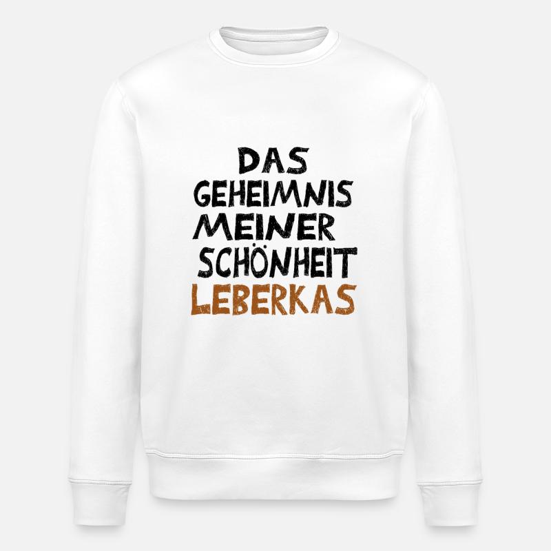 Leberkas Lustig - Stanley/Stella Unisex Bio-Sweatshirt ROLLER - Weiß