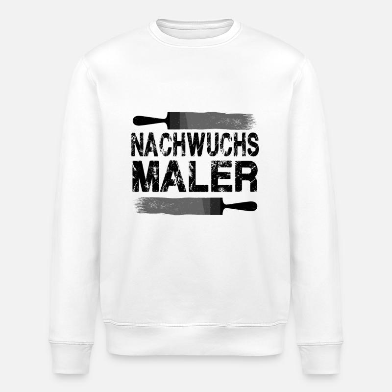 Maler kind - Stanley/Stella Unisex Bio-Sweatshirt ROLLER - Weiß