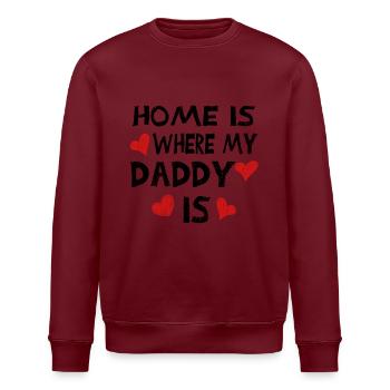 Home Is Where My Daddy Is - Sweat bio ROLLER Stanley/Stella Unisexe - blanc - Devant - Nik (191cm)