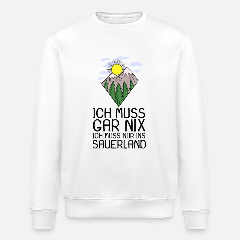 Sauerland - Stanley/Stella Unisex Bio-Sweatshirt ROLLER - Weiß