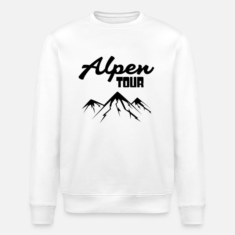 Alpinisme - Sweat bio ROLLER Stanley/Stella Unisexe - blanc