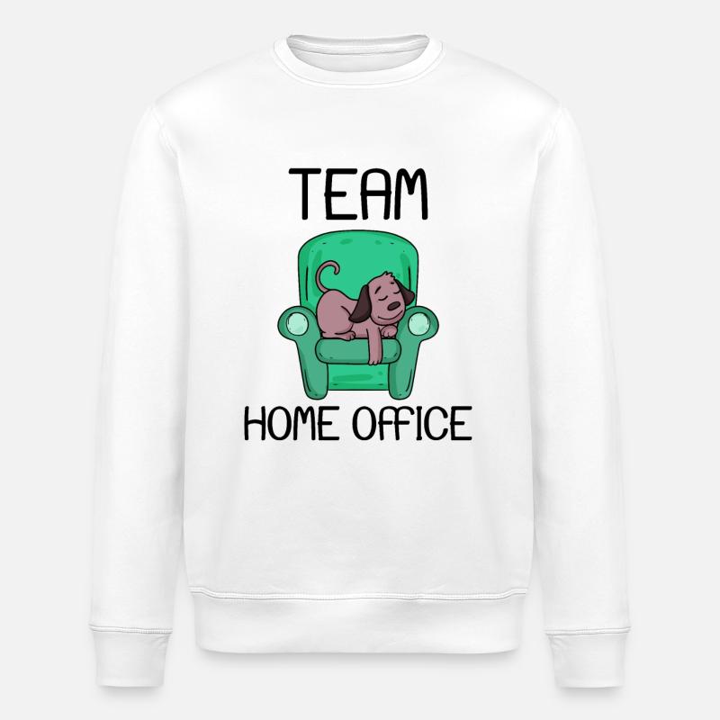 Bureau à domicile - Sweat bio ROLLER Stanley/Stella Unisexe - blanc