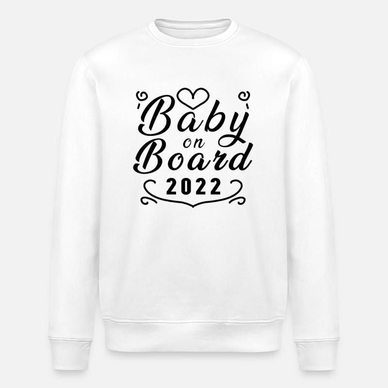 Bébé 2022 - Naissance Enceinte 2022 - Sweat bio ROLLER Stanley/Stella Unisexe - blanc