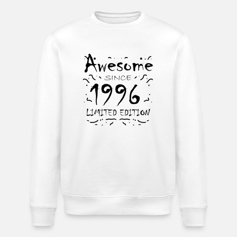1996 - Born 1996 - Stanley/Stella ROLLER Unisex Organic Sweatshirt - white