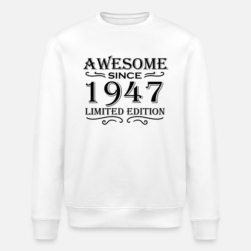 1947 - Sweat bio ROLLER Stanley/Stella Unisexe - blanc