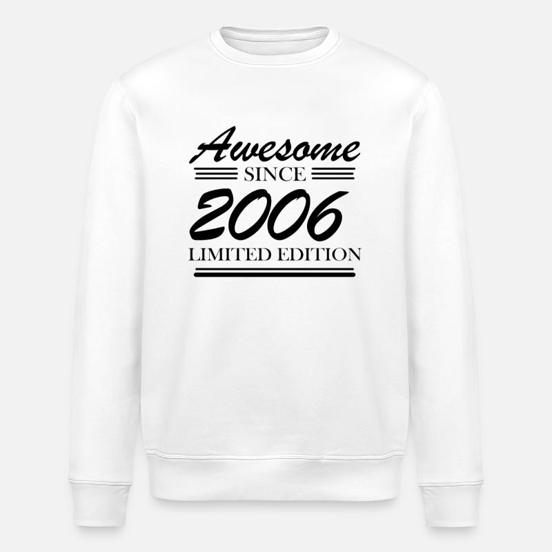 2006 - Year of construction 2006 - Stanley/Stella ROLLER Unisex Organic Sweatshirt - white