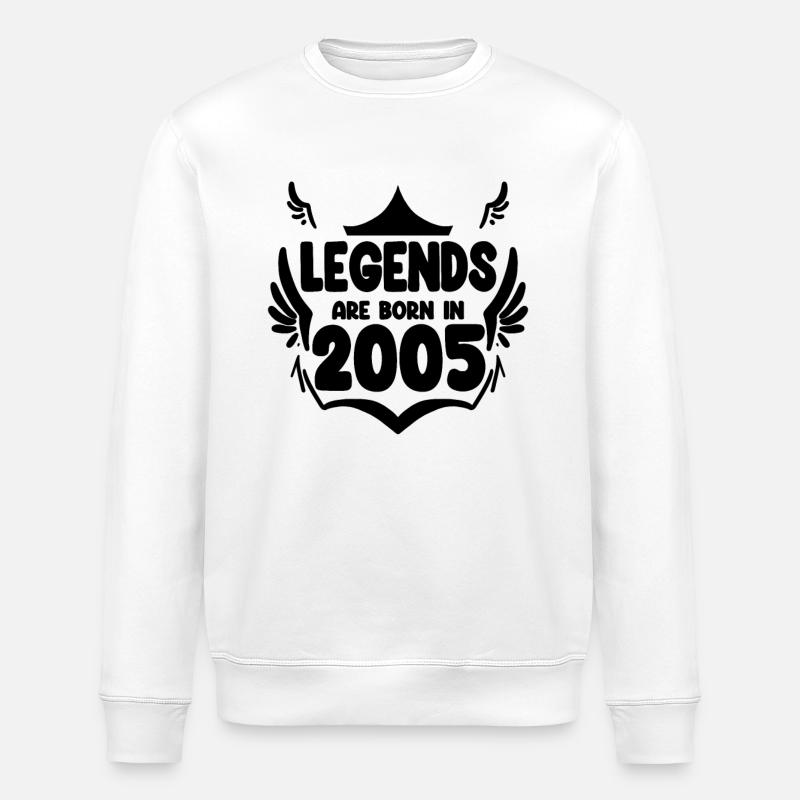 2005 - Stanley/Stella ROLLER Unisex Organic Sweatshirt - white