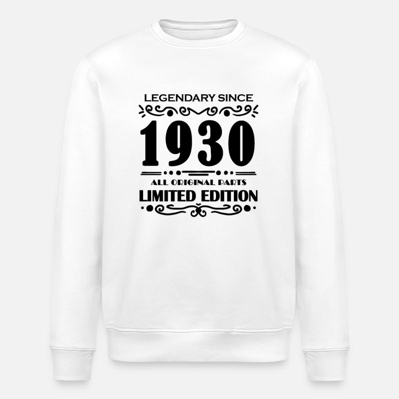 1930 - Stanley/Stella ROLLER Unisex Organic Sweatshirt - white