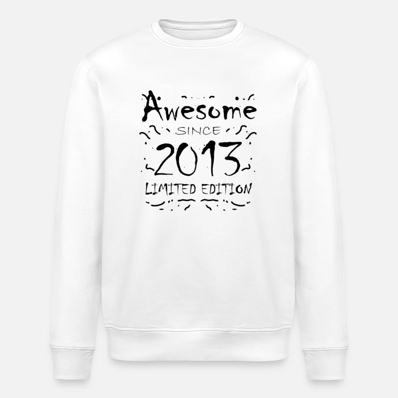 2013 - Stanley/Stella ROLLER Unisex Organic Sweatshirt - white