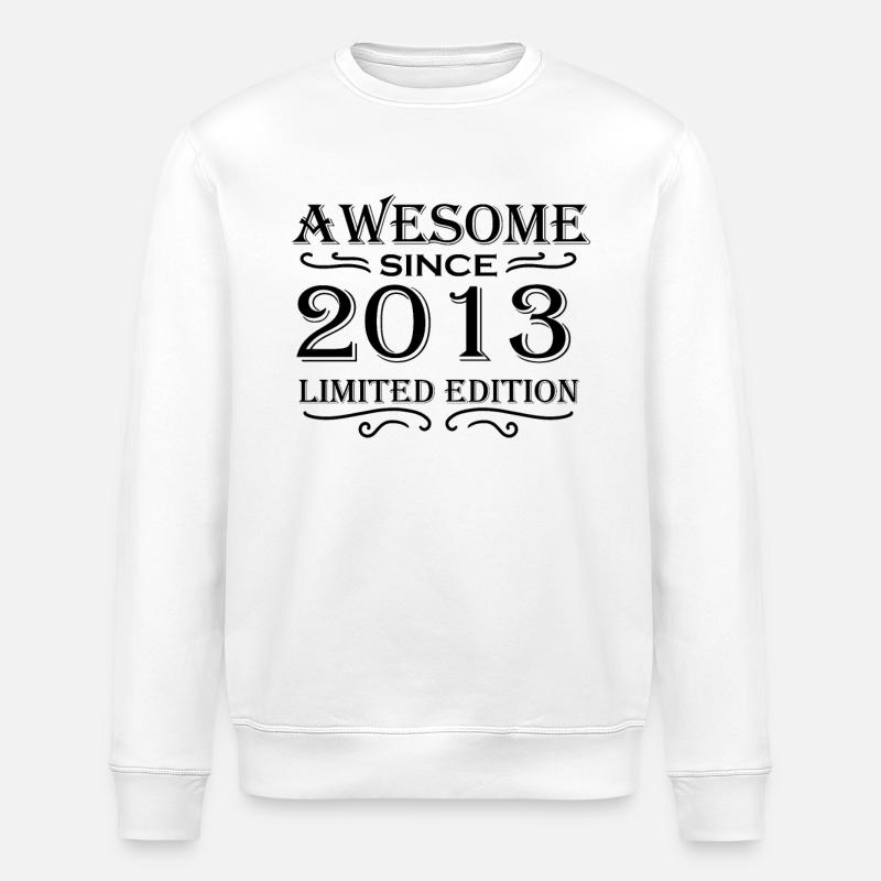 2013 - Stanley/Stella ROLLER Unisex Organic Sweatshirt - white