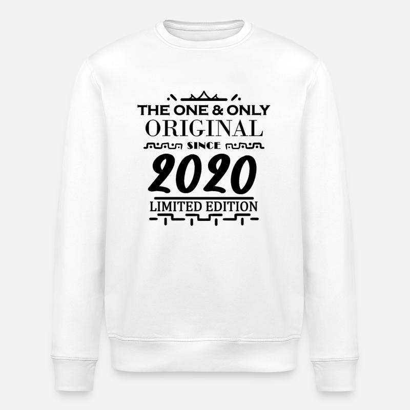 2020 - Année de construction 2020 - Sweat bio ROLLER Stanley/Stella Unisexe - blanc