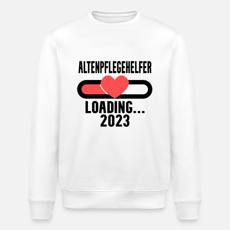 Altenpflegehelfer Beruf Loading 2023 - Stanley/Stella Unisex Bio-Sweatshirt ROLLER - Weiß