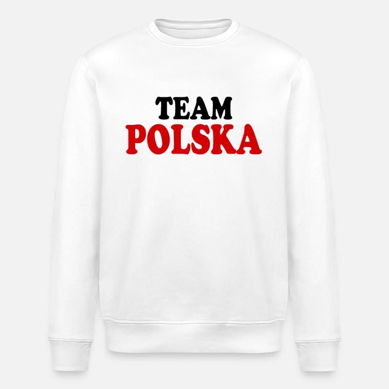 Polska - Sweat bio ROLLER Stanley/Stella Unisexe - blanc