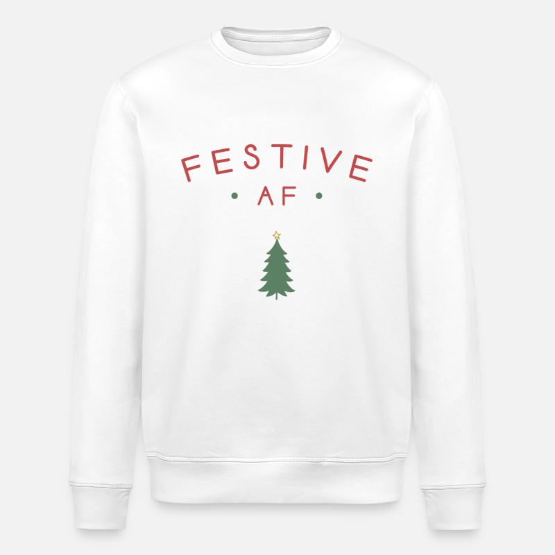 Festlicher AF - Stanley/Stella Unisex Bio-Sweatshirt ROLLER - Weiß